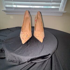 Steve Madden Stylish Multicolor Cork Heels Size7.5